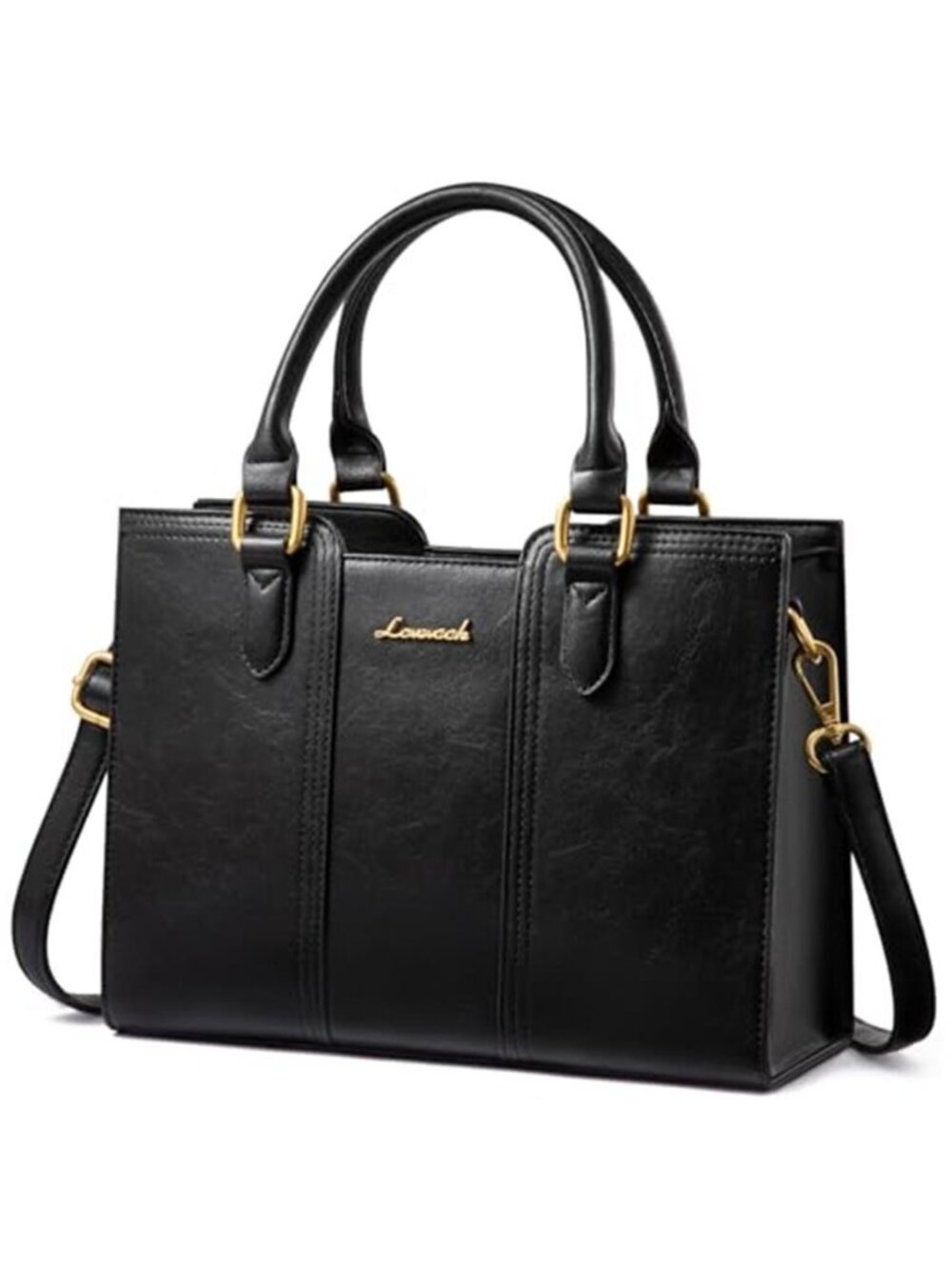 Vintage Leather Crossbody Shoulder Bag Small Satchel Tote Work Handbag Women